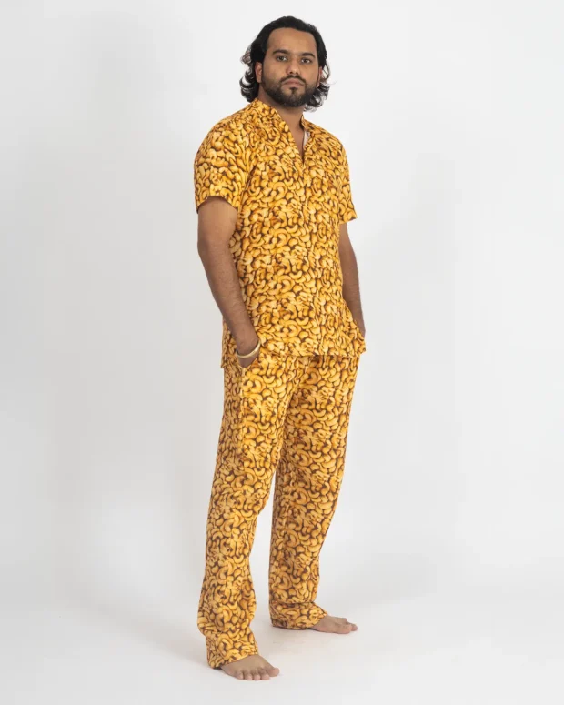 Cashew Nut Printed Men’s Co-Ord Set