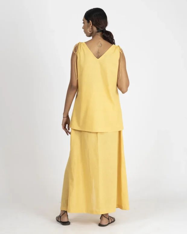 Alternative view of Happy Yellow Top And Skirt Co-Ord Set
