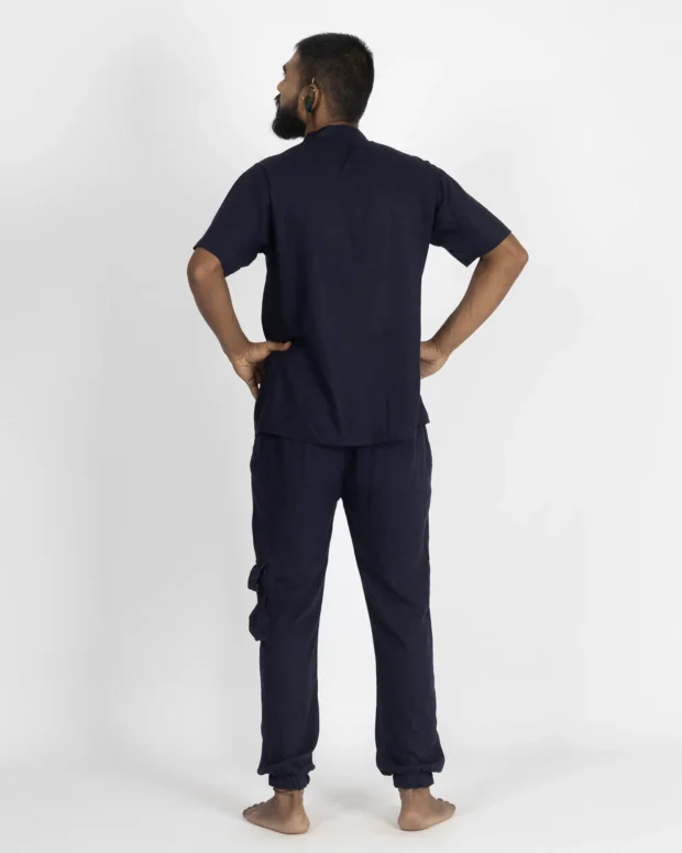 Alternative view of Navy Blue Linen Co-Ord Set