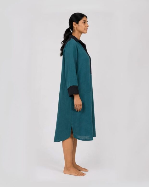 Alternative view of Teal Shirt Dress