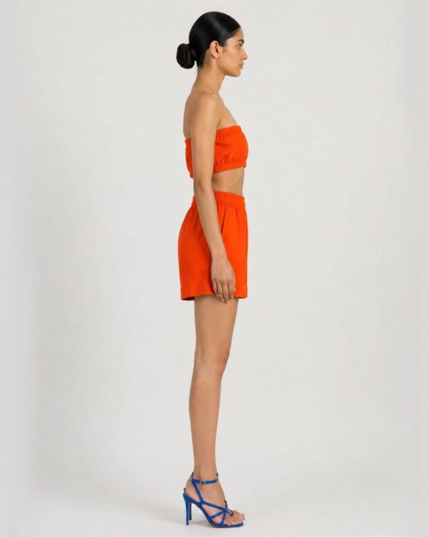 Alternative view of Vibrant Orange Co-ord Set