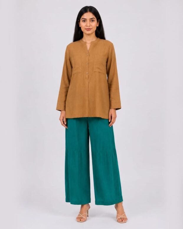 Minimalist Brown Tunic