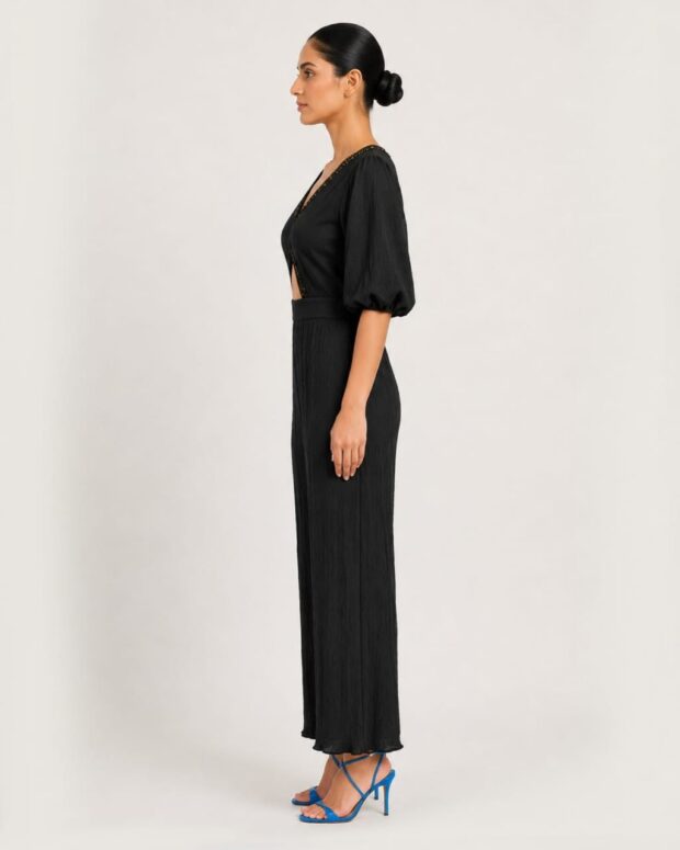 Alternative view of Black Cut-Out Jumpsuit
