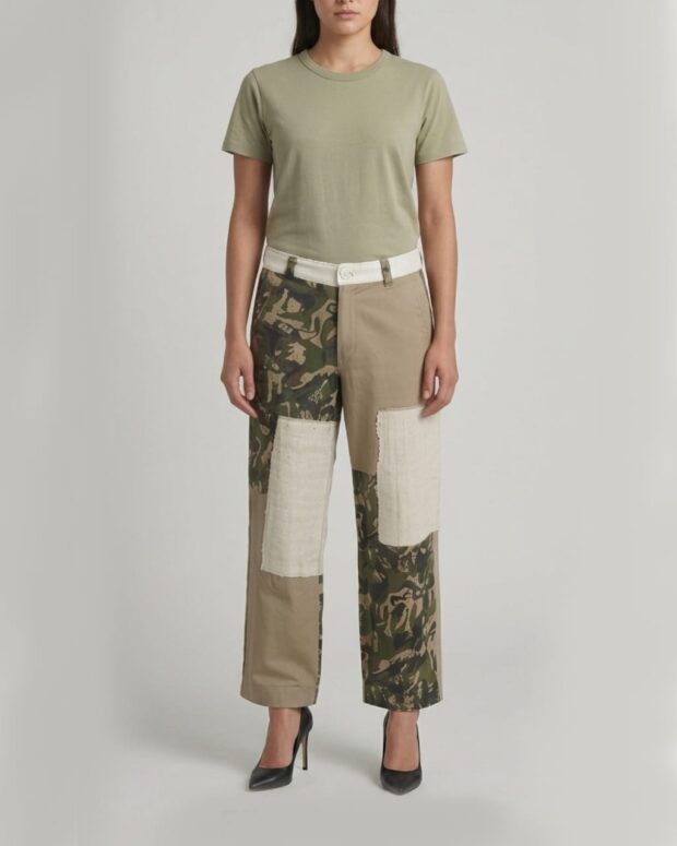 patchwork trousers