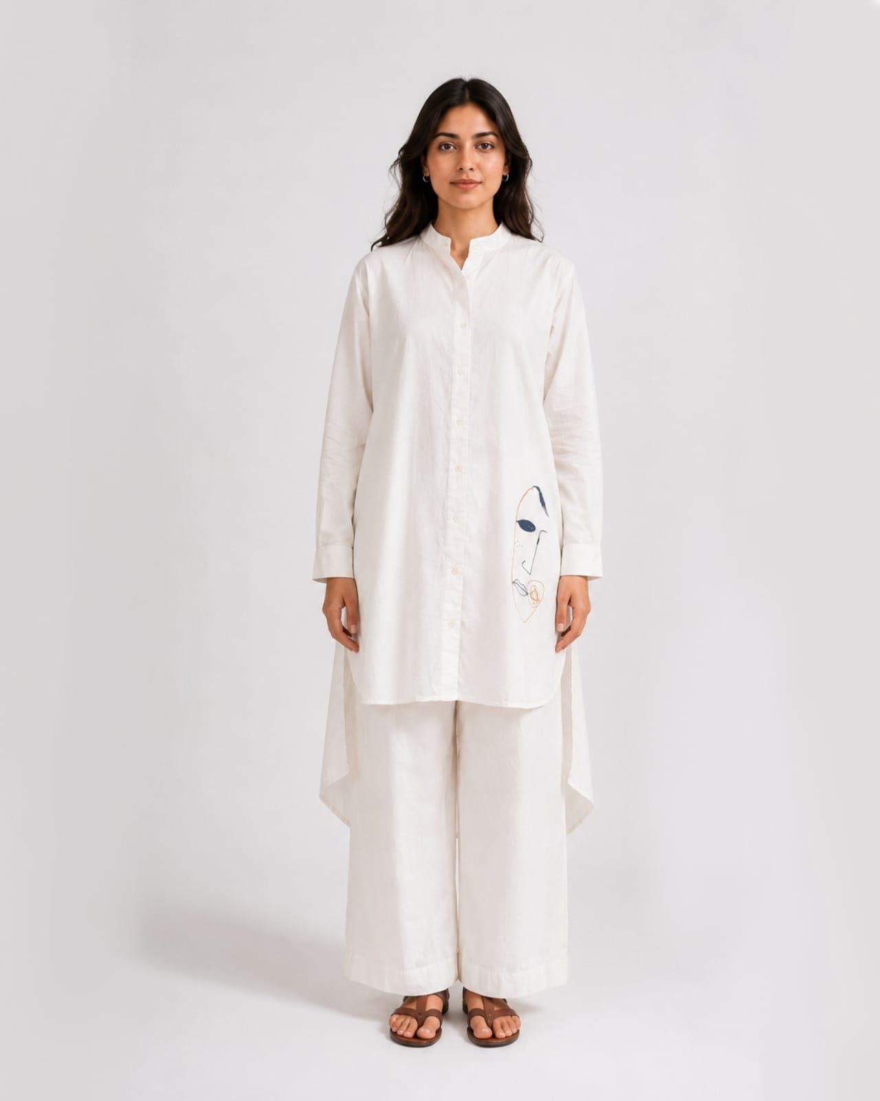 Minimal Face-print Co-ord Set