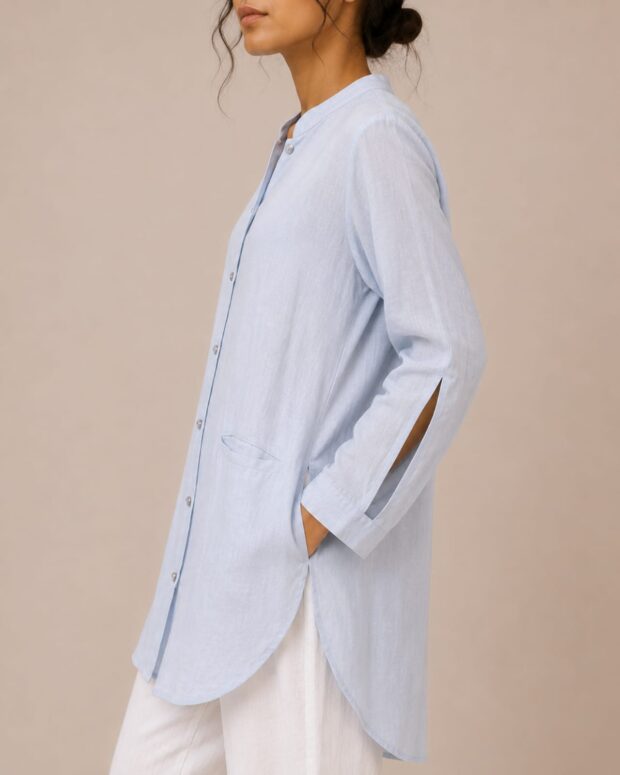 Alternative view of Mandarin Collar Tunic