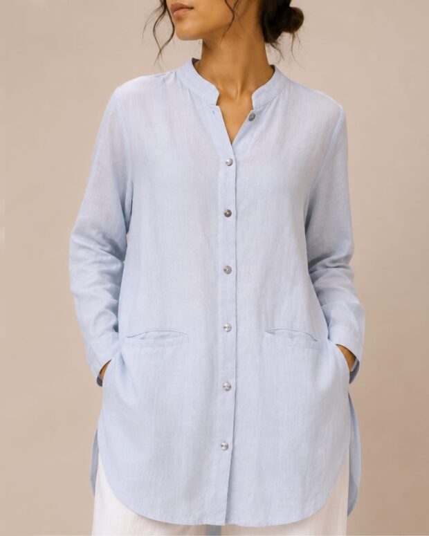 Mandarin Collar Tunic